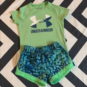 Girls under armour set